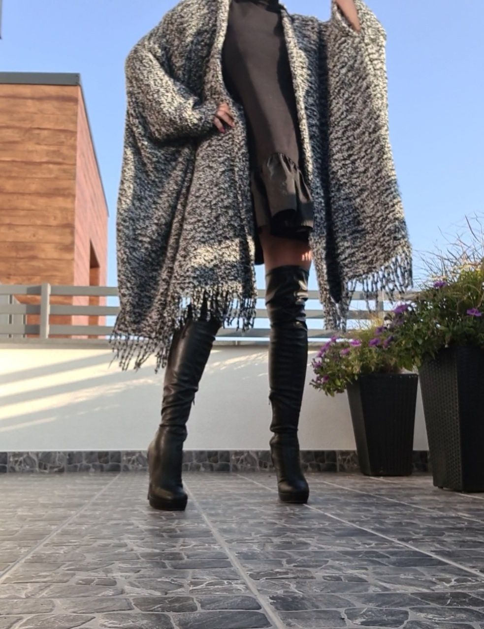 Poncho Mexx z frędzlami