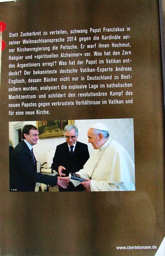 Der Kampfer Im Vatikan Papst Franziskus - Englisch PAPIEŻ FRANCISZEK