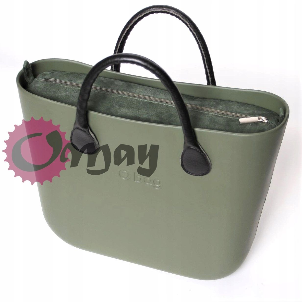 organizer OBAG STANDARD ekozamsz khaki 2 kieszenie wkład OMAY
