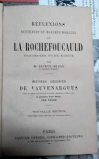 Livro 1932 Voltaire, Rochefoucauld, Vauvenargue, Fortia, Morelle