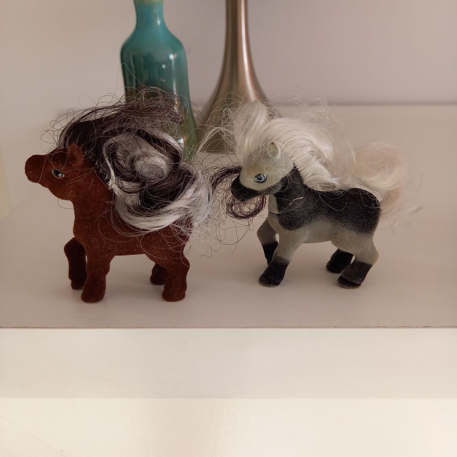 Piękne konie gniade dla dzieci zabawki koniki gniade figurki 8 szt.