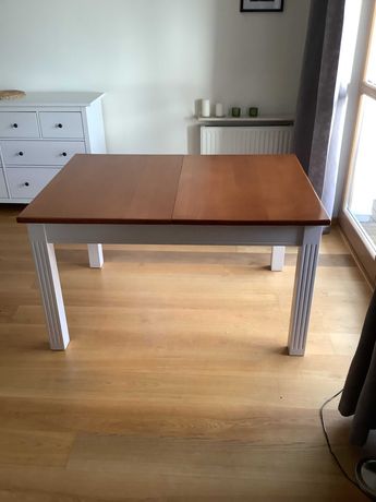 Przepiękny drewniany stół z litego drewna bukowego