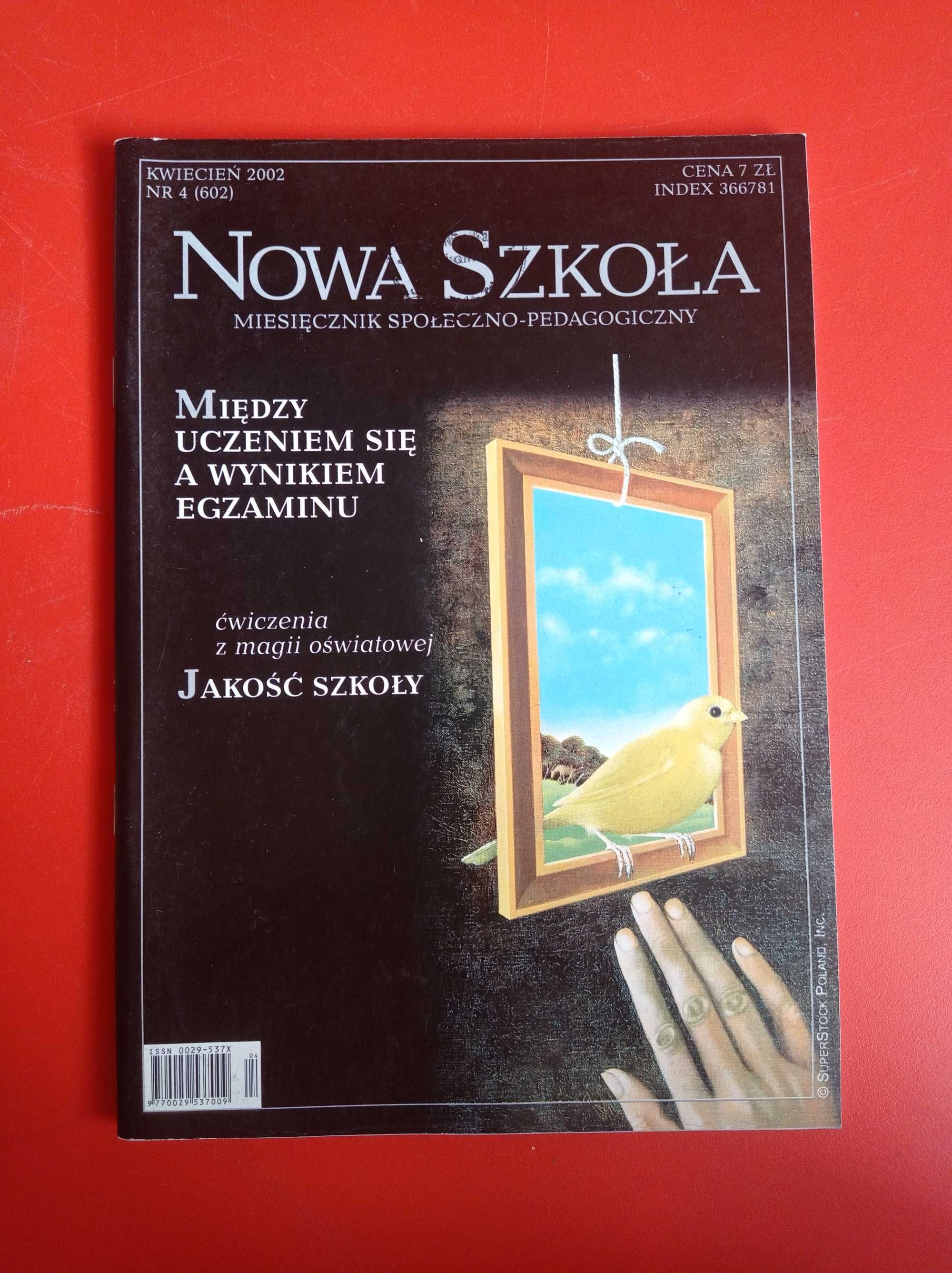 Nowa szkoła nr 4, kwiecień 2002 miesięcznik