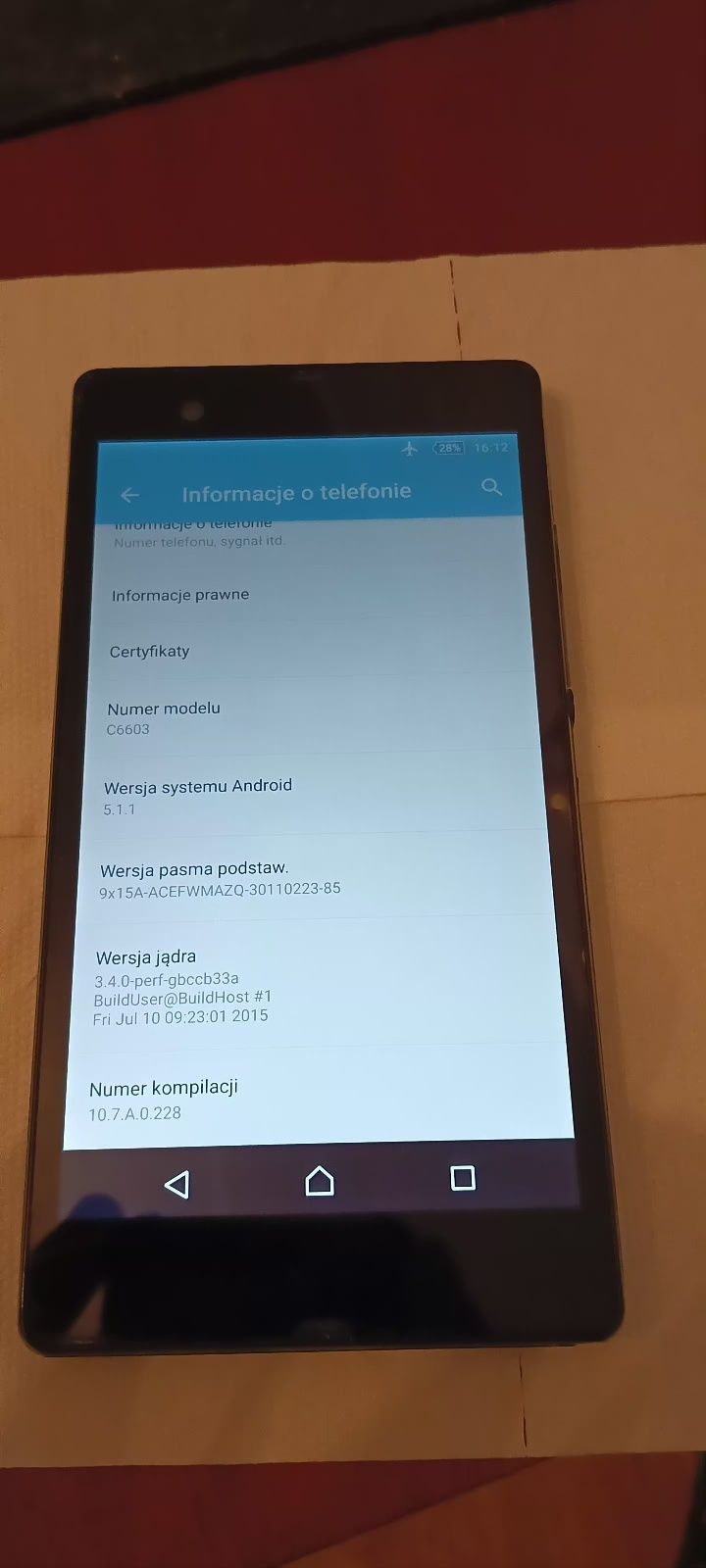 Sony Xperia Z C6603