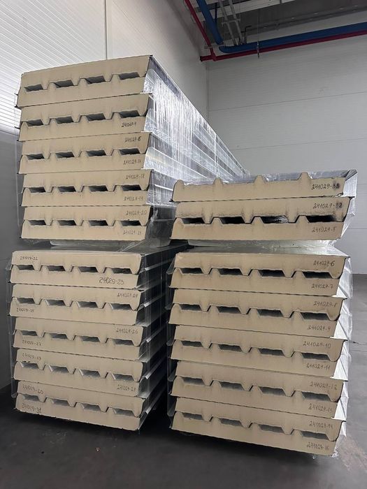 Сендвіч-панелі| 2 сорт | Покрівельні | 100мм | Пінополіуретан