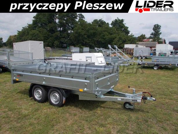 NP-109 przyczepa 320x168x40cm, N20-320 KPS, ciężarowa, platforma