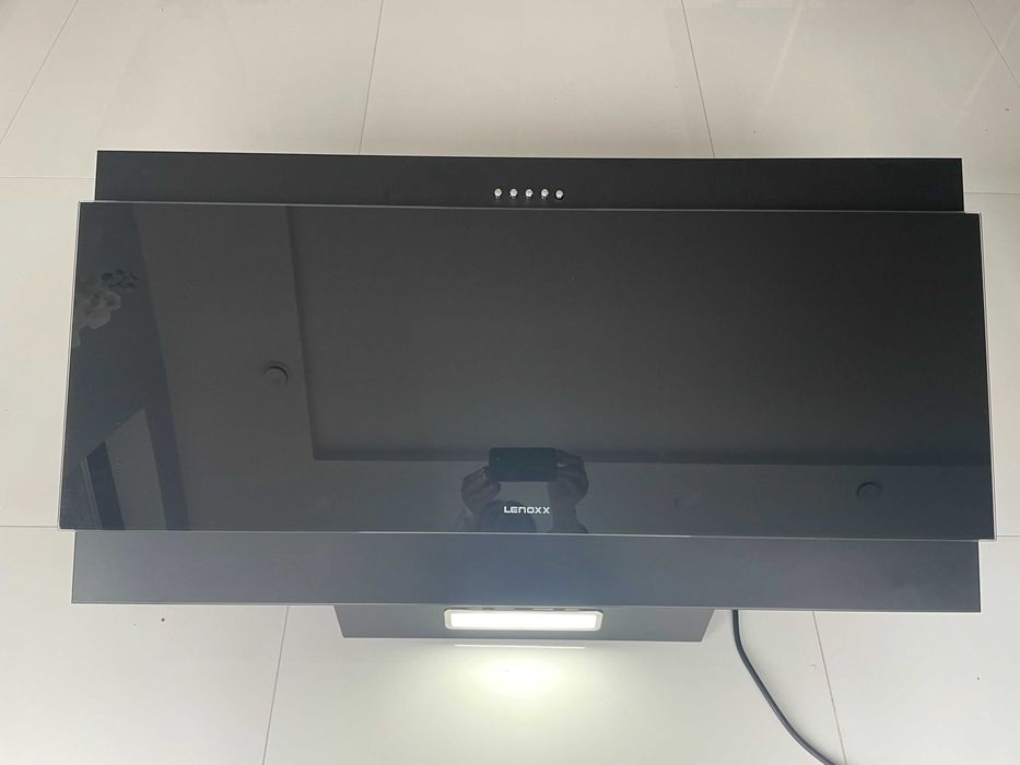 okap kuchenny Lenixx Interplan Living 90 cm wyciąg nowy czarny