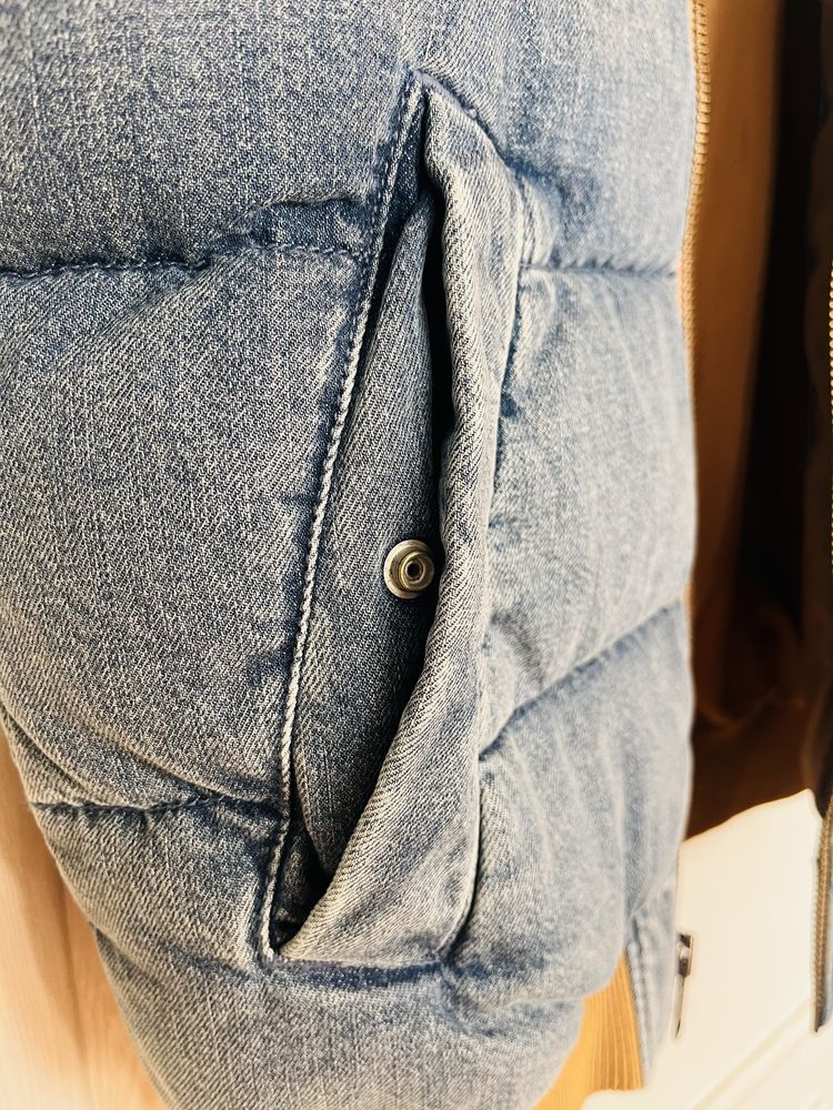 Męska kamizelka Levi’s XS – denim & ocieplana