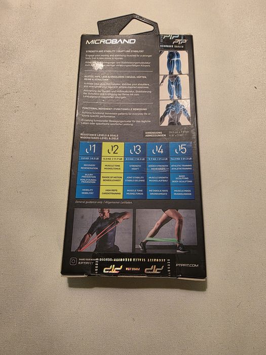 Guma Oporowa Microband Medium żółta Nowa