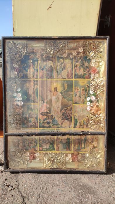 Огромная Старинная Икона