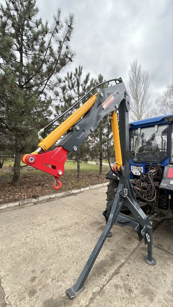 Кран маніпулятор з видвижною стрілою