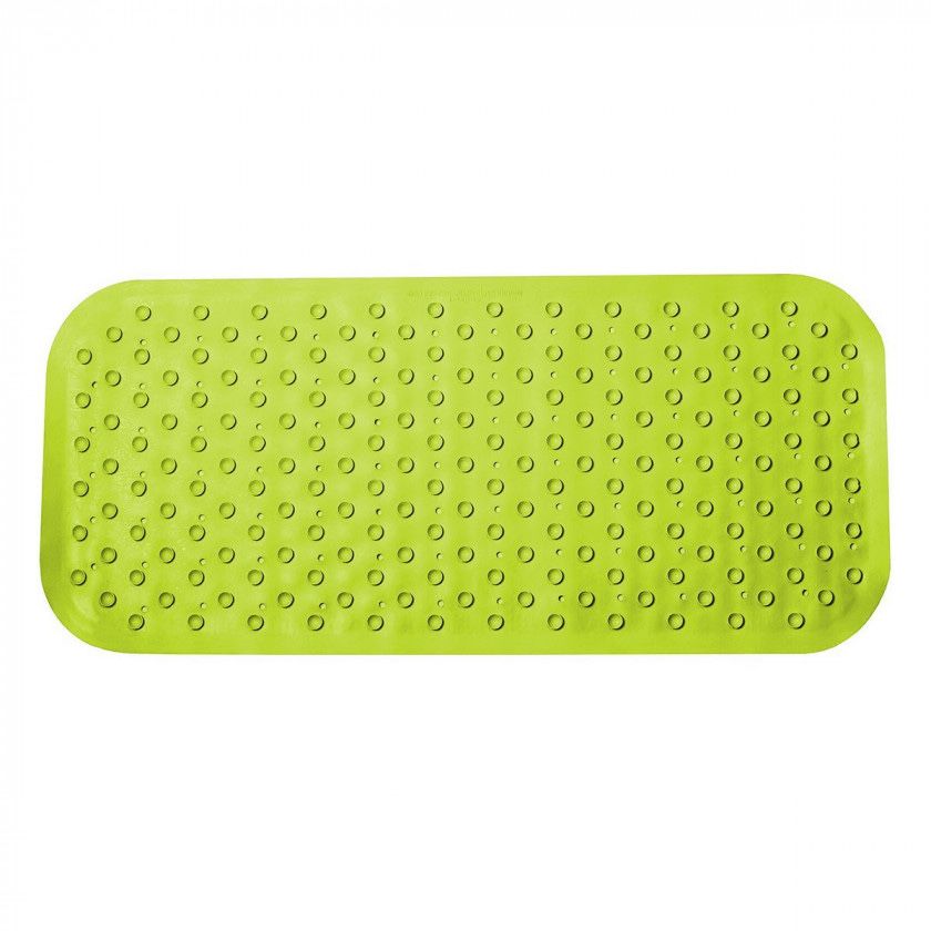 Антиковзкий килимок для ванни 34,5х76 зелений