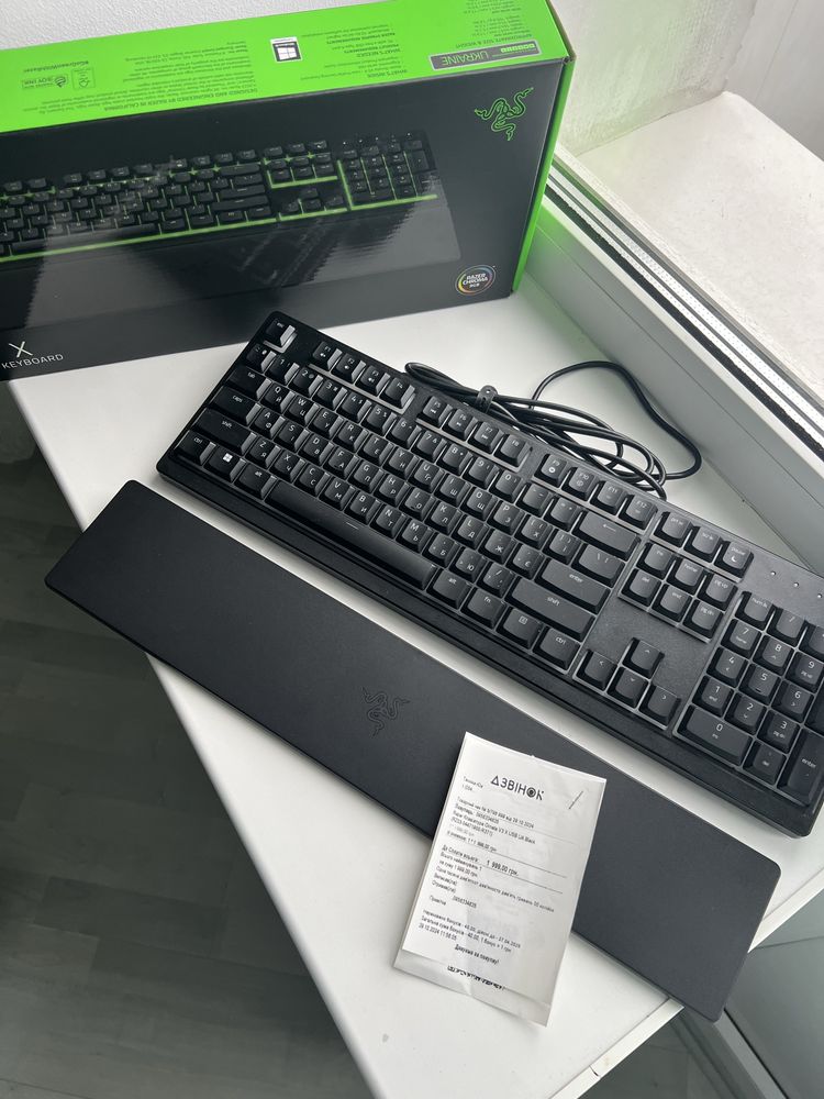 Клавіатура Razer Ornata V3 X UKR Black (RZ03-04471900-R371)