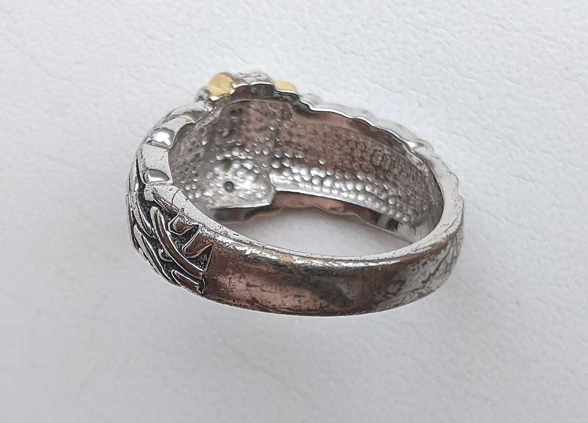 Кольцо перстень стильное в средневековом стиле металл