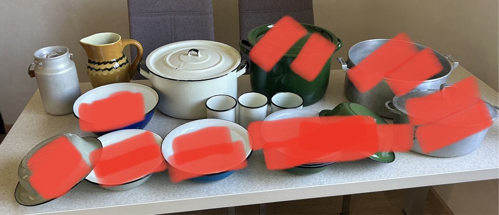 Посуд для кухні емаль