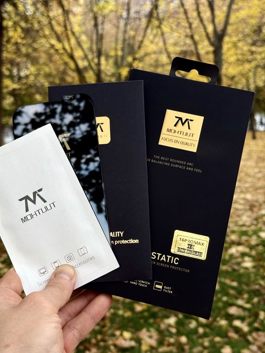 Защитное стекло iPhone 16 17 pro max ПРЕМИУМ качество HD Strong Glass