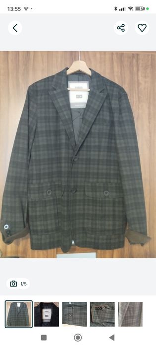 Portfel skórzany i marynarka  Big Star