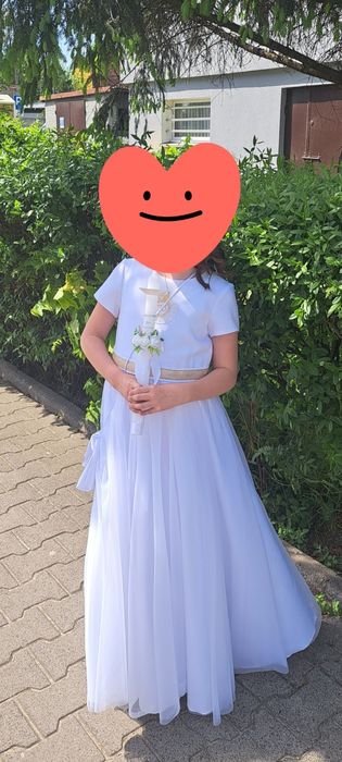 Sukienka komunijna rozm 134/140