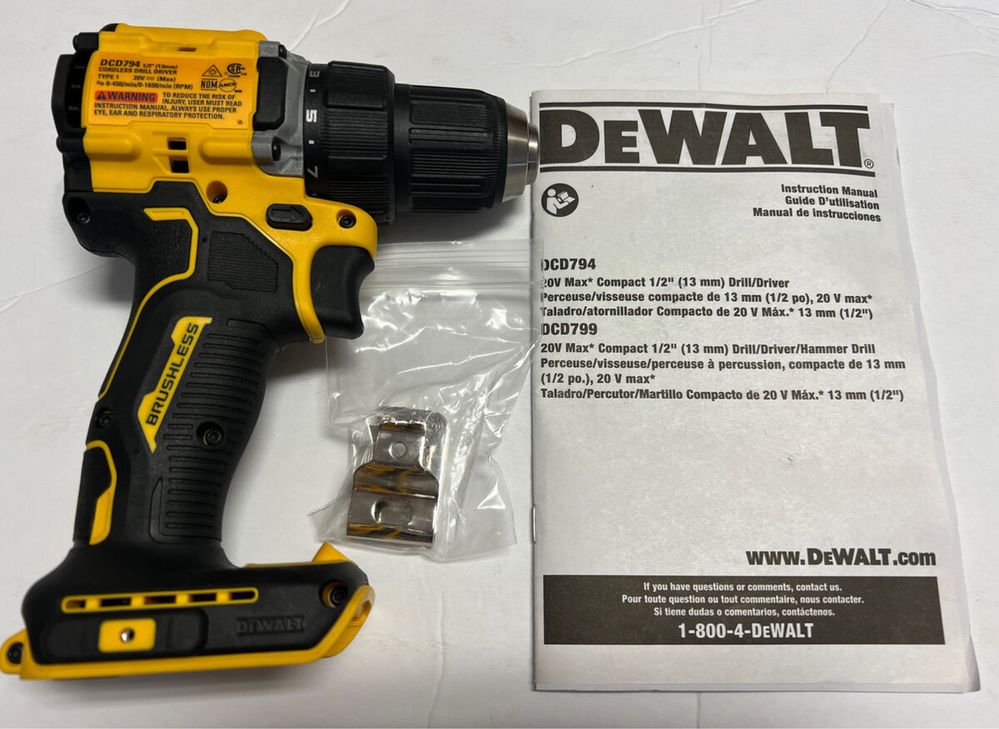 Шуруповерт Dewalt dcd794