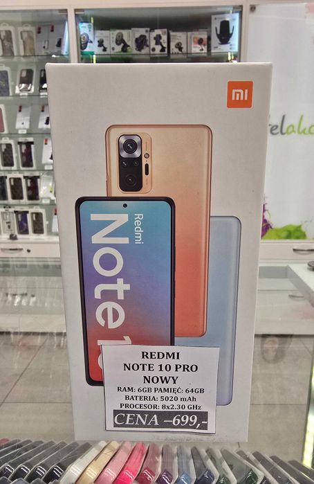Redmi Note 10 Pro 6/64GB NOWY Telakces Felicity *Raty 0%