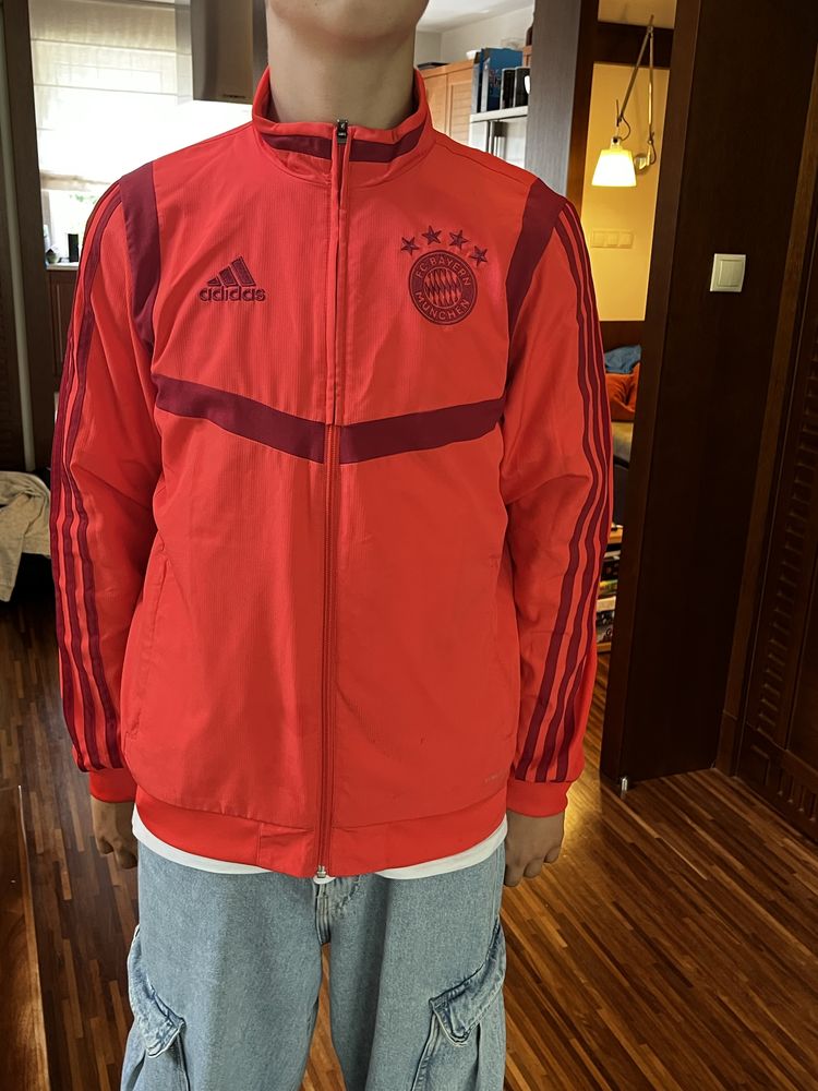Bluza Adidas pilkarska FC Bayern Monachium 13-14 lat 164 cm