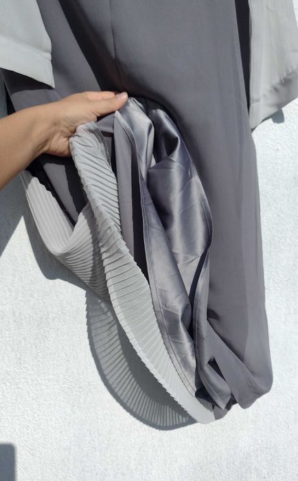 Стильное серое платье плиссе Rosemunde Copenhagen XS S