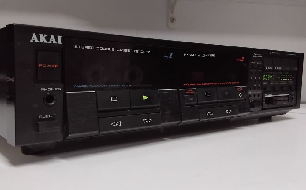 AKAI deck cassettes HX-A451W