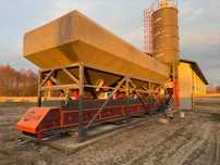 Kompleks dozujący 36m3, bunkier do betoniarni, silos na cement, ślimak