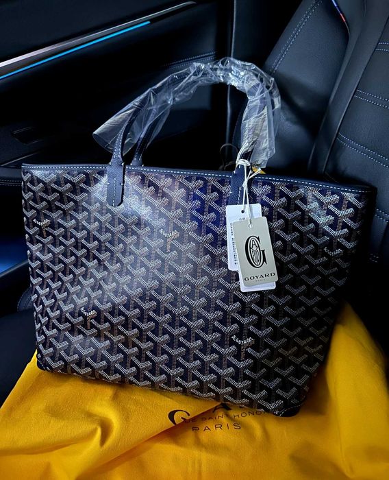 Torba w kolorze niebieskim-Goyard