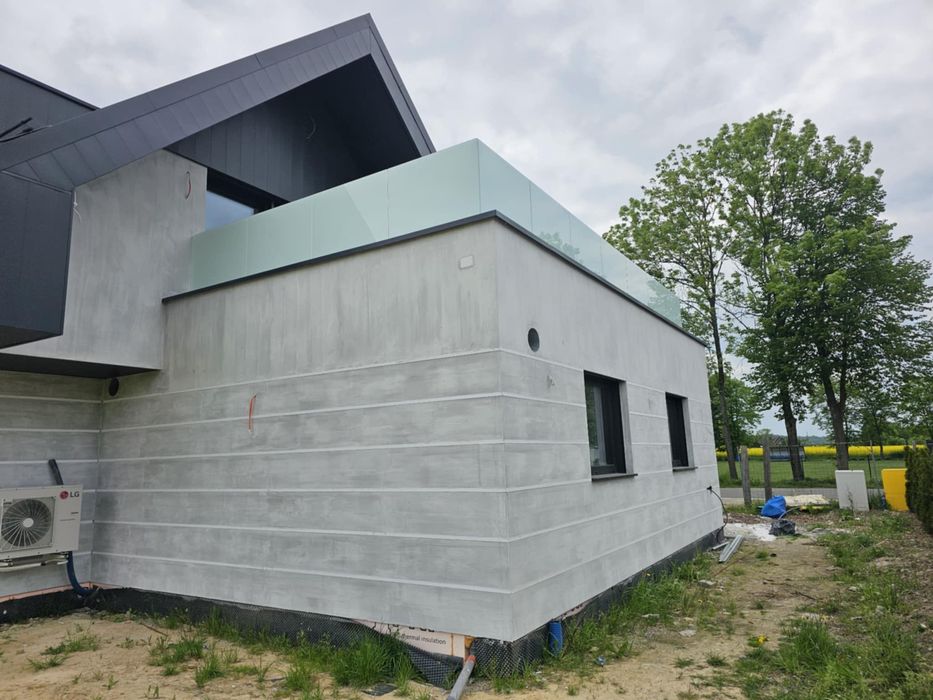 Balustrada Nowoczesna Szklana