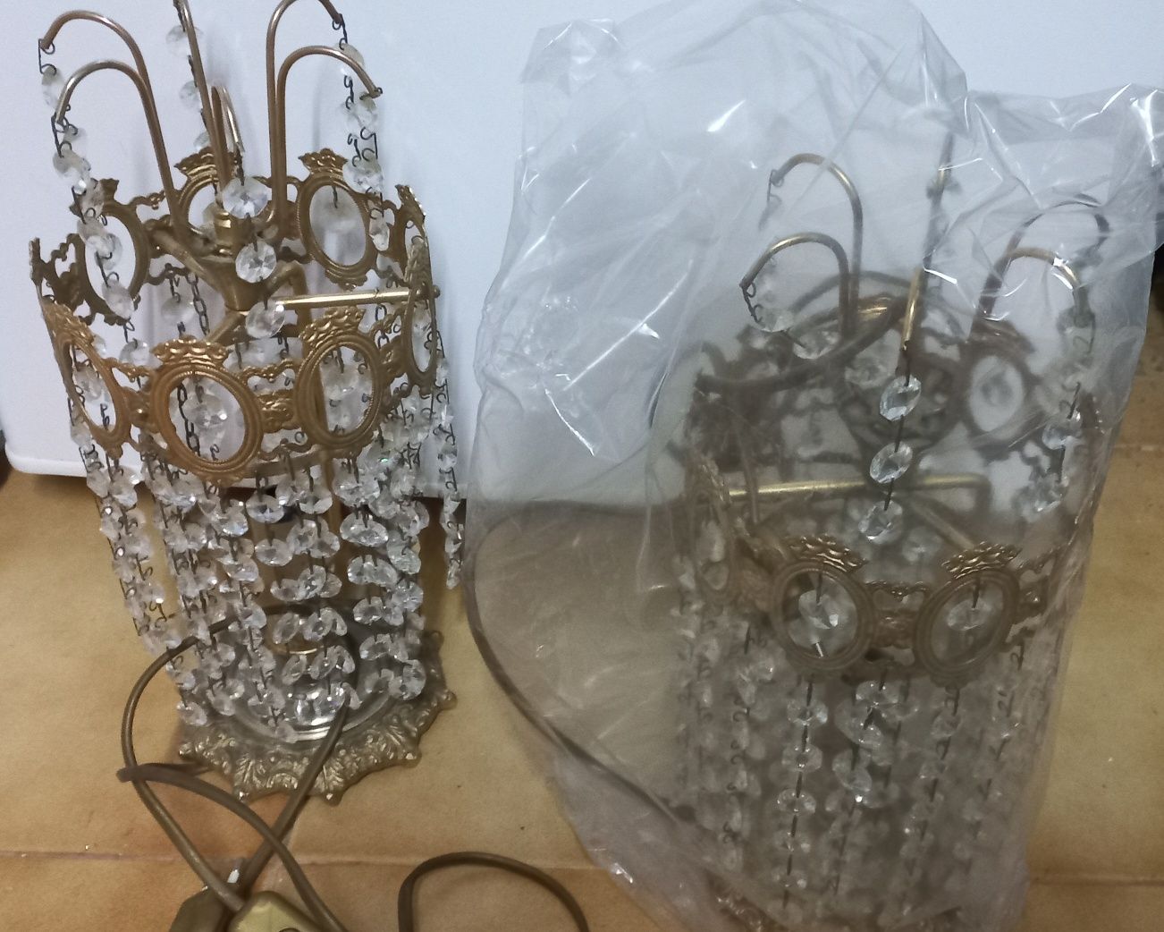 2 candieiros de mesa