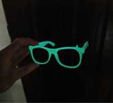 Zestaw NOWE okulary świecące w ciemności fluorescencyjne 10