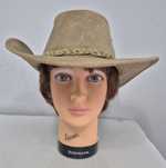 JACKAROO leather hat Australia roz. M/L 57/58 skóra naturalna