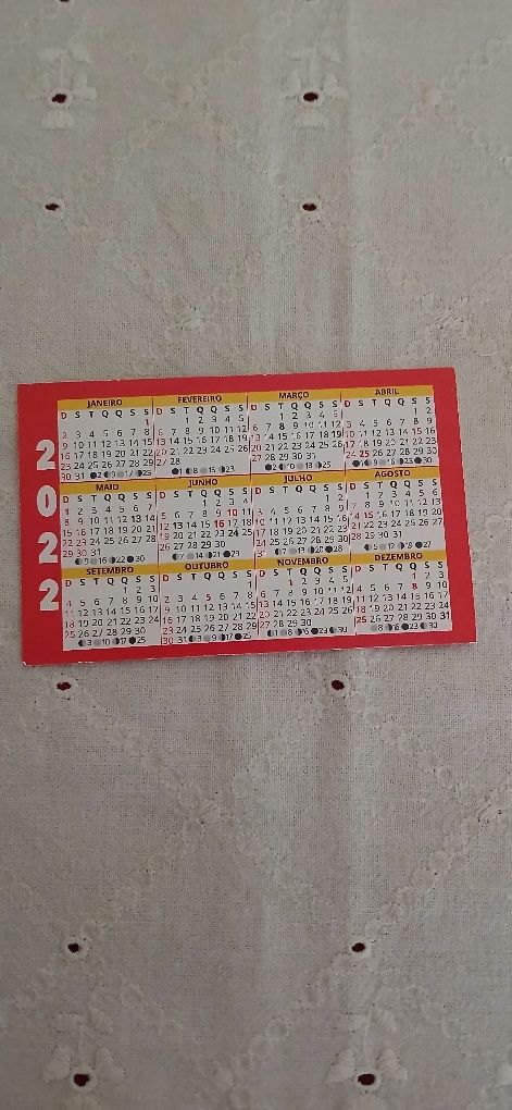 Calendário  de 2022