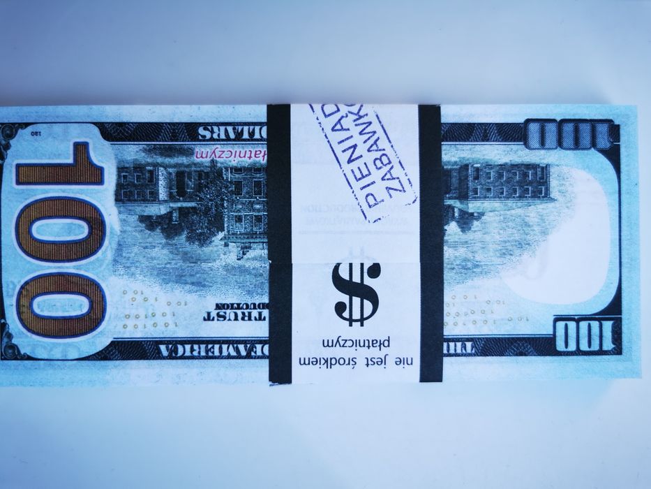 100 Dolarów USA plik 100szt. dwustronne 10x