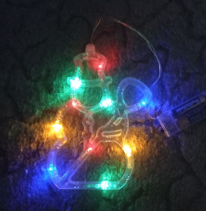 Świecący bałwanek