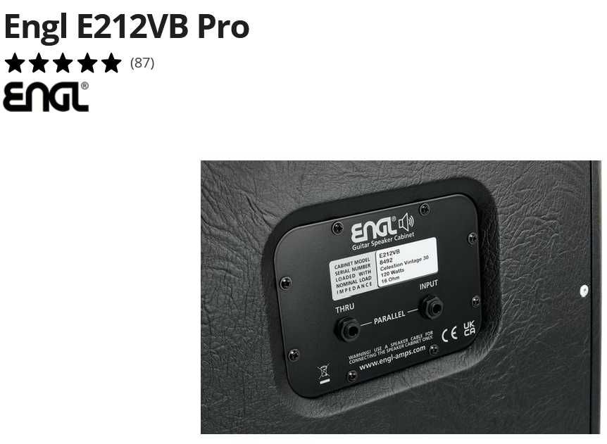 Кабинет Engl E212VB Slanted