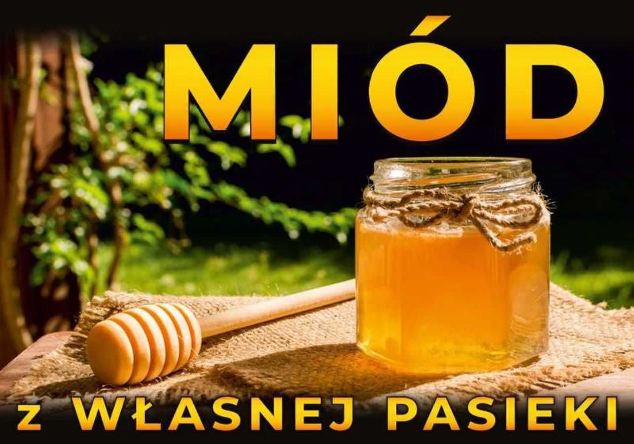 MIÓD NATURALNY — Prawdziwy i Zdrowy z Własnej Ekologicznej Pasieki