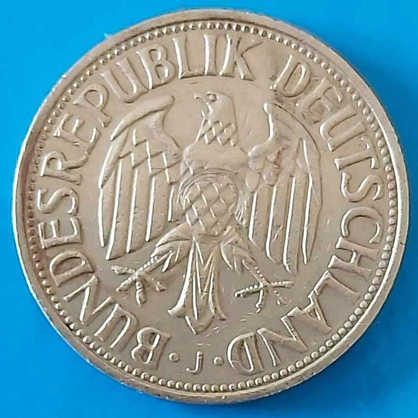 1 Marco de 1972 J, Alemanha Ocidental
