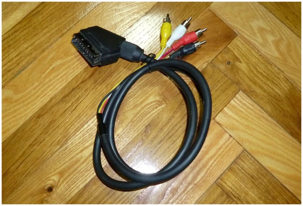 Кабель Scart - 4xRCA 1.2м