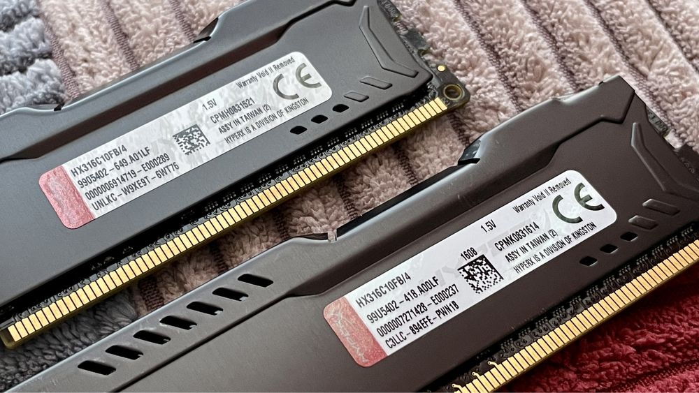 Pamięć Ram DDR3 8GB Kingston Fury HyperX Black 1600Mhz CL10 (2x4GB)