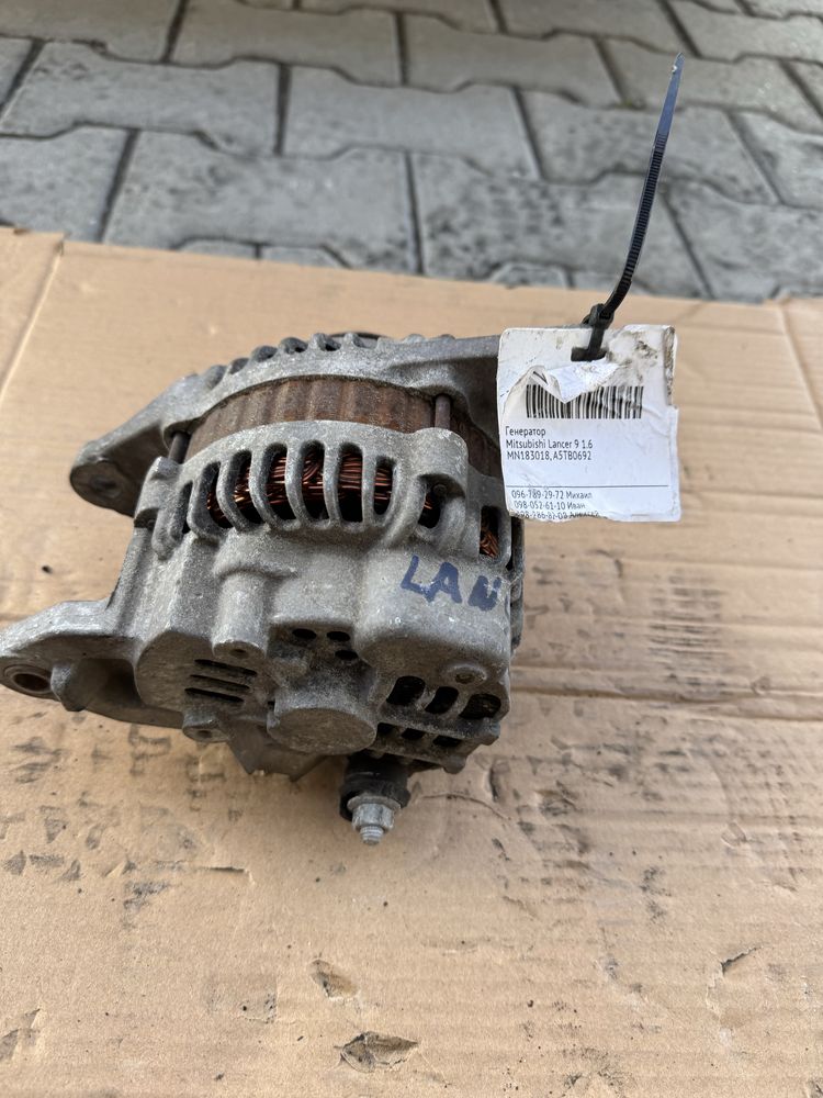Генератор 1.6 mn183018 a5tb0692 994600 lancer 9 mitsubishi ланцер  9