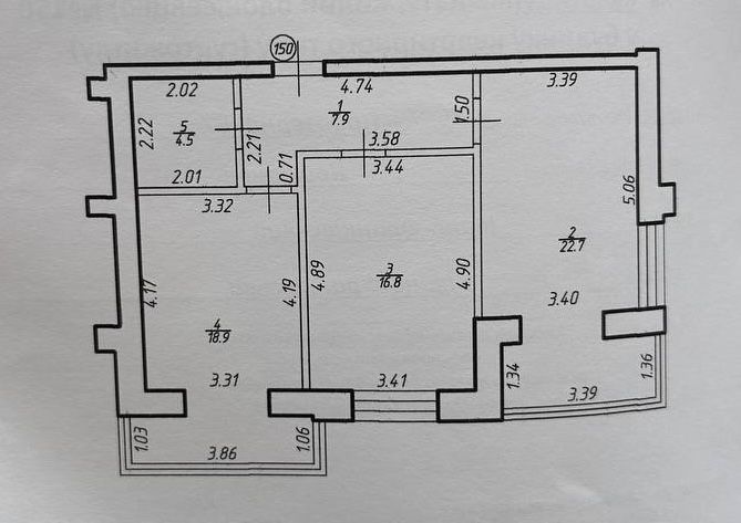 Продаж двокімнатної квартири у жк Озеро