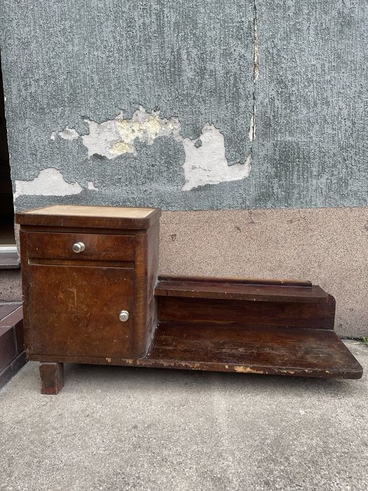 Stara vintage szafka toaletka drewniana
