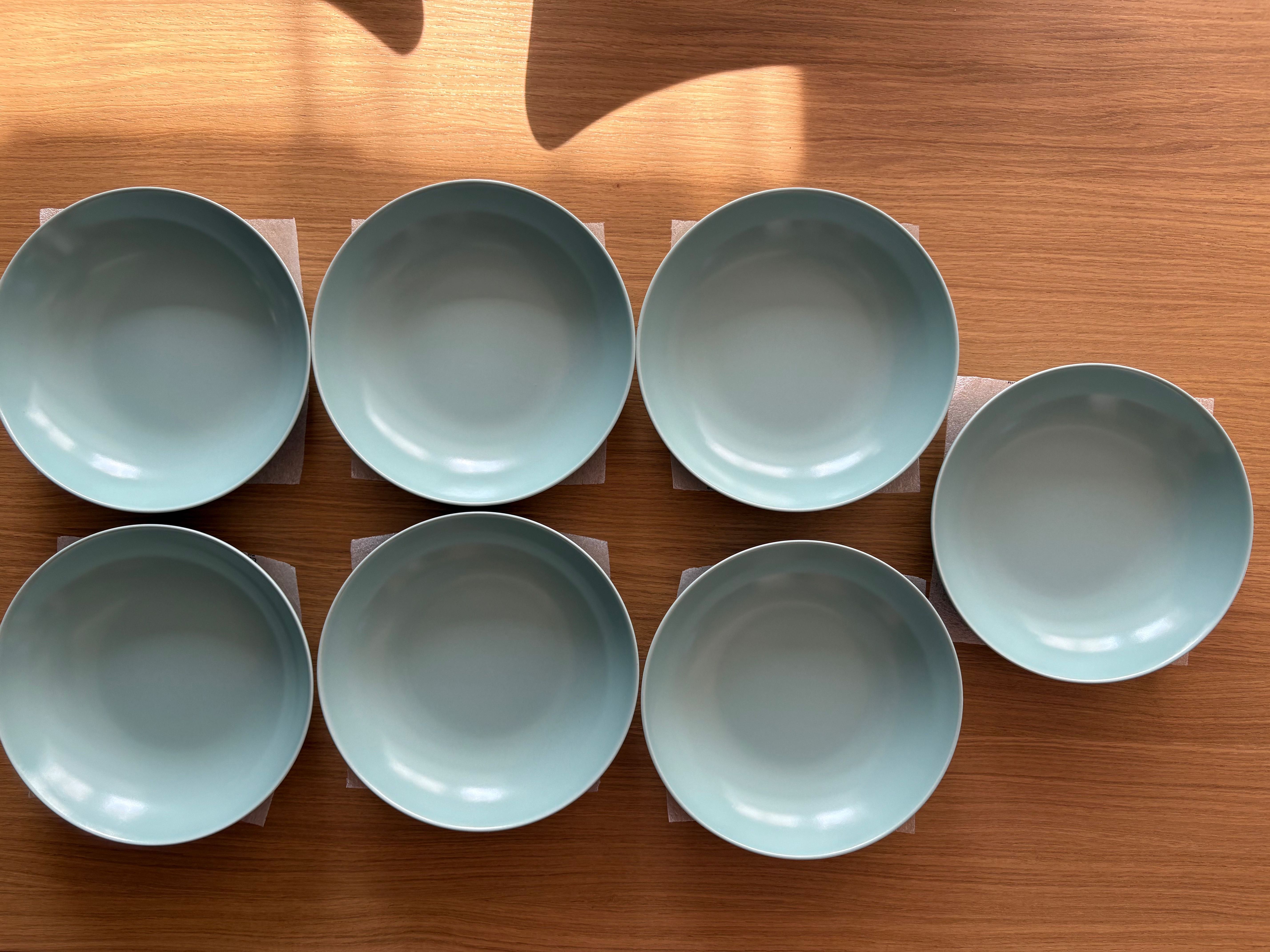 IKEA Serwis Zestaw obiadowy talerze 23 szt FÄRGKLAR