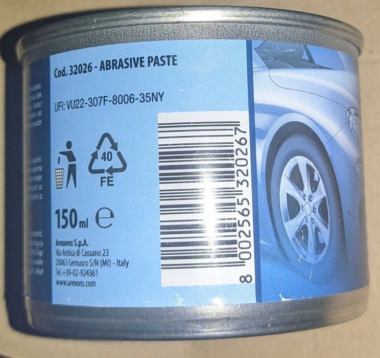 Pasta polerska Arexons abrasive paste 150ml