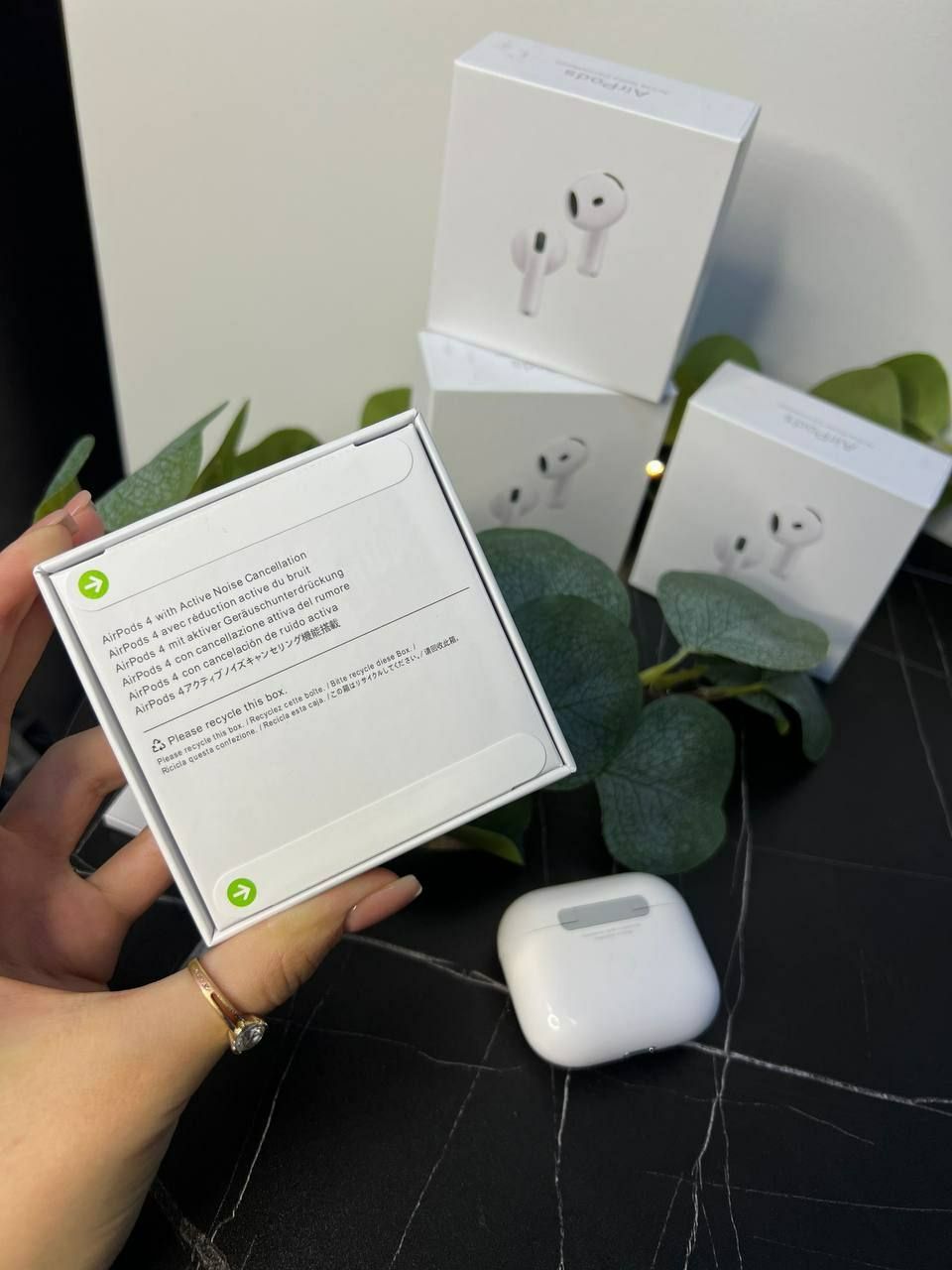 Airpods 4 Навушники безпровідні із мікрофон 2025