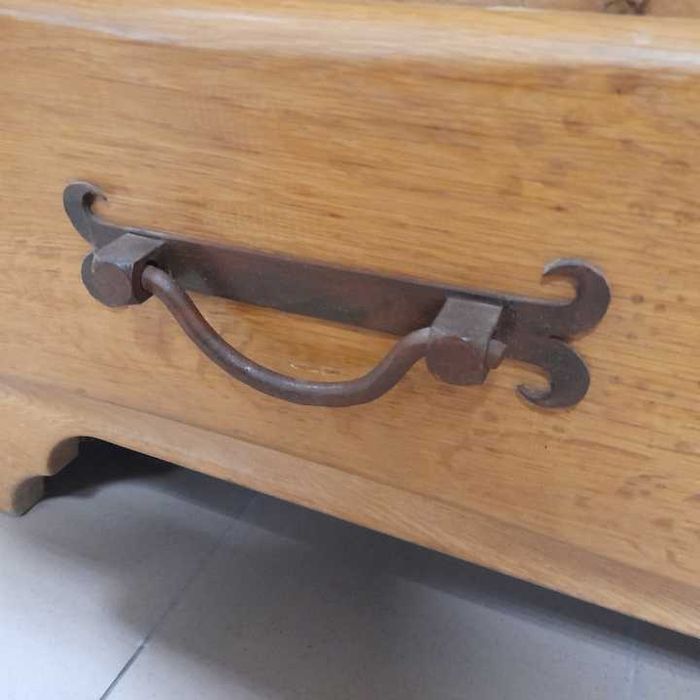 Komoda drewniana dębowa