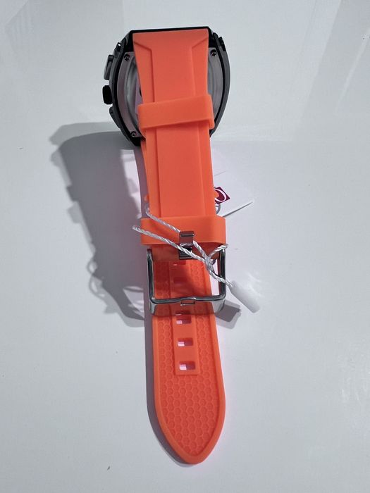 Часы мужские оранжевые женские часы унисекс кварцевые