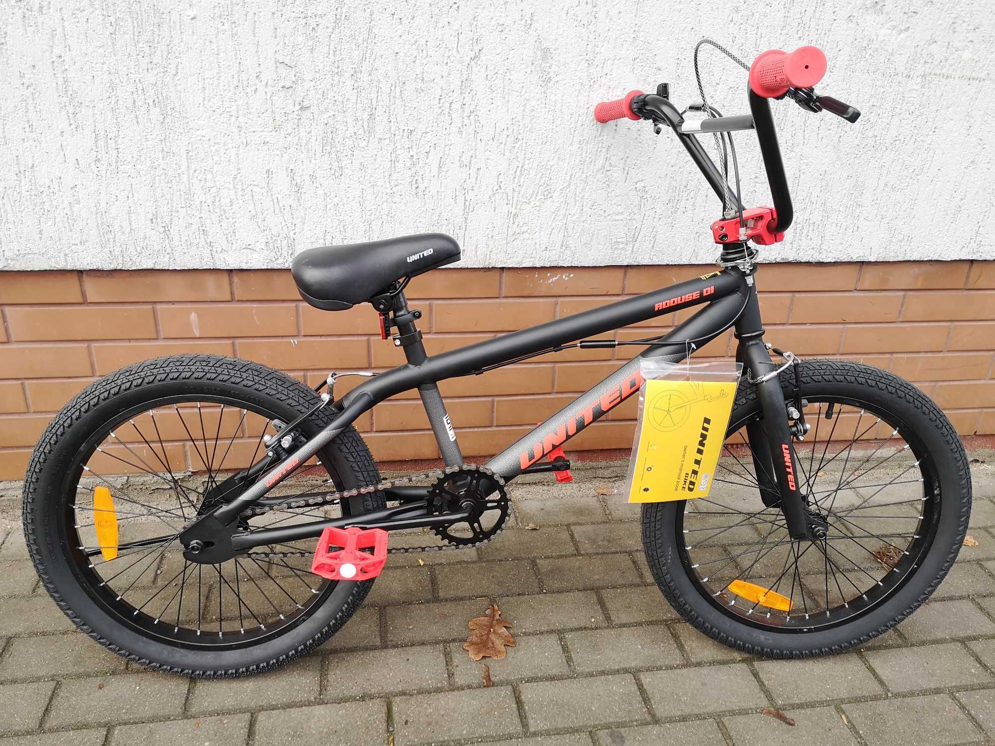 Nowy Rower BMX 20'  10 cali United Roouse 01 V-break stal